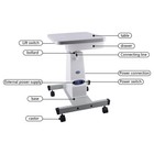 Motorized Ophthalmic Instrument Table Adjustable Ac 110v White