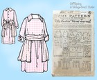 1920s Ladies Home Journal 2578 Vintage Sewing Pattern Lil Girls Big Bow Dress Ff