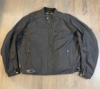 Powertrip Motorcycle Jacket 3xl Black Armored Padded Riding Biker Coat Ln