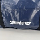 Schlumberger Offshore Oil Rig Worker Blue Duffle Tool Tuff Bag Heavy Vinyl D13