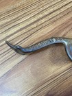 Antique Vtg Cast Iron Wood Stove Plate Lid Lifter Spring Handle Tool Belmont