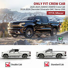 Running Boards For 19-24 Silverado Sierra 1500 Crew Cab 6  Nerf Bars Side Steps