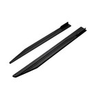 Matte Black Gt500 Style Side Skirt Extensions Pair Ford Mustang 2024-2025 S650