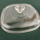 Pyrex A-9-c Glass Lid For Corning Ware Square Casseroles A-2-b  A-3-b   A-8-b