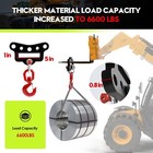 Forklift Lifting Hook fork Lift Attachment load 6600lbs forklift Lifting Hoist