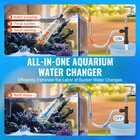 Aquarium Vacuum Gravel Cleaner 30ft Pvc Hose Siphon For Fish Tank Cleaning