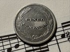 El Salvador 5 C 1892 Km109 Ag 835 2-year Type High Grade Minted 80 000 Very Rare