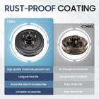 Trailer Axle Electric Brake Kit Pair Of 5-hole 4 5  Bolt Circle Brake Drum