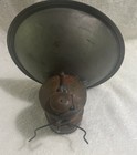 Vtg Auto Lite Carbide Lamp Coal Miners Head Brass Light 7    Reflector  Untested