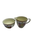 Vintage Coronation George Vi Elizabeth Creamer Bowl Set Royal Arms Fine China