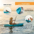 New Lifetime Wave 6 Ft Youth Kayak  paddle Included   Aqua