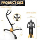 Folding Saxophone Stand For Alto Sax  Tenor 1 Count  pack Of 1   Black 