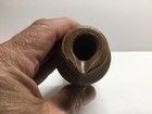 Small Slender Antique Bourne Denby Stoneware Master Ink Bottle  5 Inches Tall 