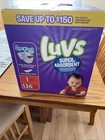 Luvs Ultra Leakguards Newborn Diapers  Size 1  136 Count