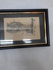Lot Of 3 Vintage Antique Miniture Prints Frames Plaster 6   x4   