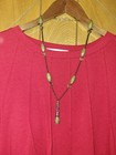 Vintage 70s Handmade In Ireland Connemara Marble Irish Lucky Stone Necklace