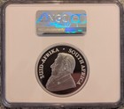 2025 South African Proof Silver Krugerrand Ngc Pf70 Ultra Cameo 2 Oz Flag Label