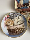 Mismatched Cats Kittens Mismatched Cabinets wall Plates 8   d Lot Of 3