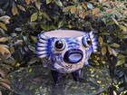 Talavera Blowfish Planter Is Hand Painted Ceramic Mexican Pottery   Unique Pot