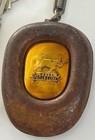 Hotel Kisdebrecen Bull Transylvania Romania Copper   Leather Hotel Room Key Fob