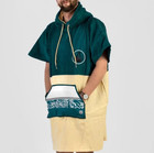 Wave Hawaii Cotton Poncho Petrol Dark Marine cream Nwt Changing Towel
