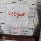 Cat   Jack Girl s Gray Pink Hoodie Shirt Size Medium 8 10 Nwt
