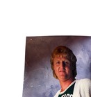 Original 80s 1987 Converse Larry Bird Boston Celtics 3 Letter Man Mvp Poster
