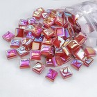 550pcs Mosaic Tiles For Crafts Bulk  1 1lb Mixed Colors Iridescent Mix Color 