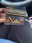 Small Vintage Japanese Tin Box 5x3 Good Luck Brand