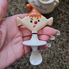 Vintage Anthropomorphic Davar Mustard Pixieware Jar Holt Howard Era