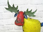 Rustic Medium 14  Repurposed Scrap Metal Moose Statue Home Farm Garden Lodge