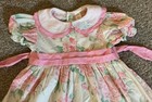 Vintage Pink And White Dress 4t Girls