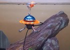 Seabed Ufo Air Action Aquarium Ornament Fish Tank Decoration