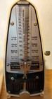 Vintage Germany Wittner Taktell Piccolo Metronome Cream Color Works Wind Up