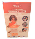 Moes Puzzle Blocks Earth Tone Developmental Kids Toy Soft Foam Blocks Play New