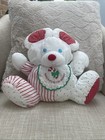 Fisher Price Puffalump Nylon Mouse Baby s First Christmas Rattle Vintage 1990s