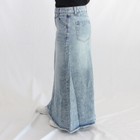 Nwt Hiddenbrand Long Modest Blue Jean Skirt Size Xs - 2xl Maxi Denim A-line