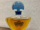 Vintage 1970 s Shalimar Extrait De Parfum  1 2oz Blue Glass Stopper