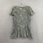 Y2k Vintage Nine West Top Large 12 Mesh Boho Fairy Grunge Corpcore Office