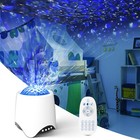 Starry Projector Night Light Galaxy Lamp W  Remote - Led Light For Kids Bedroom