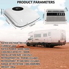 12000btu Rooftop Air Conditioner 12v-universal A c For Rv  Caravan  Truck   Boat