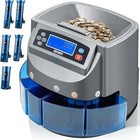  Professional Coin Sorter And Wrapper Roller Machine Usd Coin Counter Machine 
