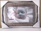 Malden International Designs 4 X 6 Metallic Baby Photo Frame  nib 