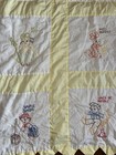 Vintage Baby Quilt Nursery Rhyme Pattern 4 5 By 3 5ft Hand Stitched