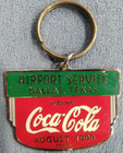 Coca Cola Advertising Key Chain Airport Services August 1999