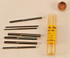 Seven  7  Pc Vintage Stanley   600 Push Drill Point Set With Original Container