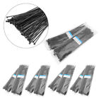 1000pcs  Pack 12  Inch Black Network Cable Cord Wire Tie Strap 60 Lbs Zip Nylon