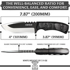 Oerla De-0014 Tactical Fixed Blade Knife Outdoor Full Tang Camping Knife