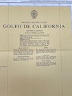Admiralty 1017 Mexico-pacific Coast Golfo De Calfornia Vintage Map Antique Chart