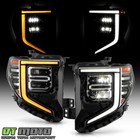 For 2022 2023 2024 Gmc Sierra 1500 Chrome Bezel Full Led Headlights Headlamps